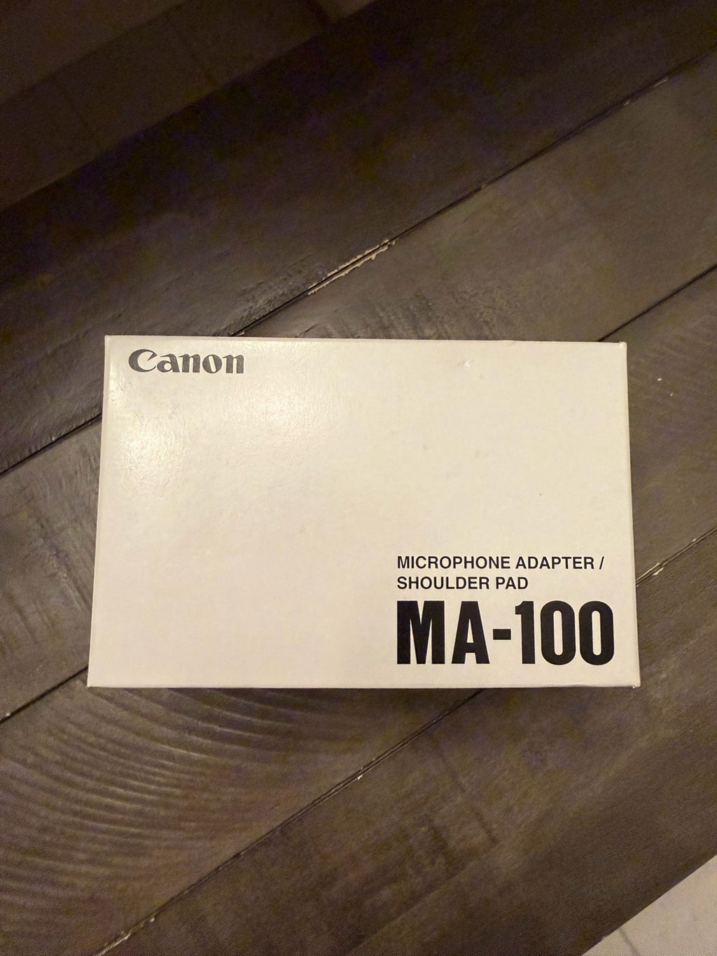 Canon MA-100 XLR Microphone Adapter Shoulder Pad XL1 XL1S New Open Box Japan0