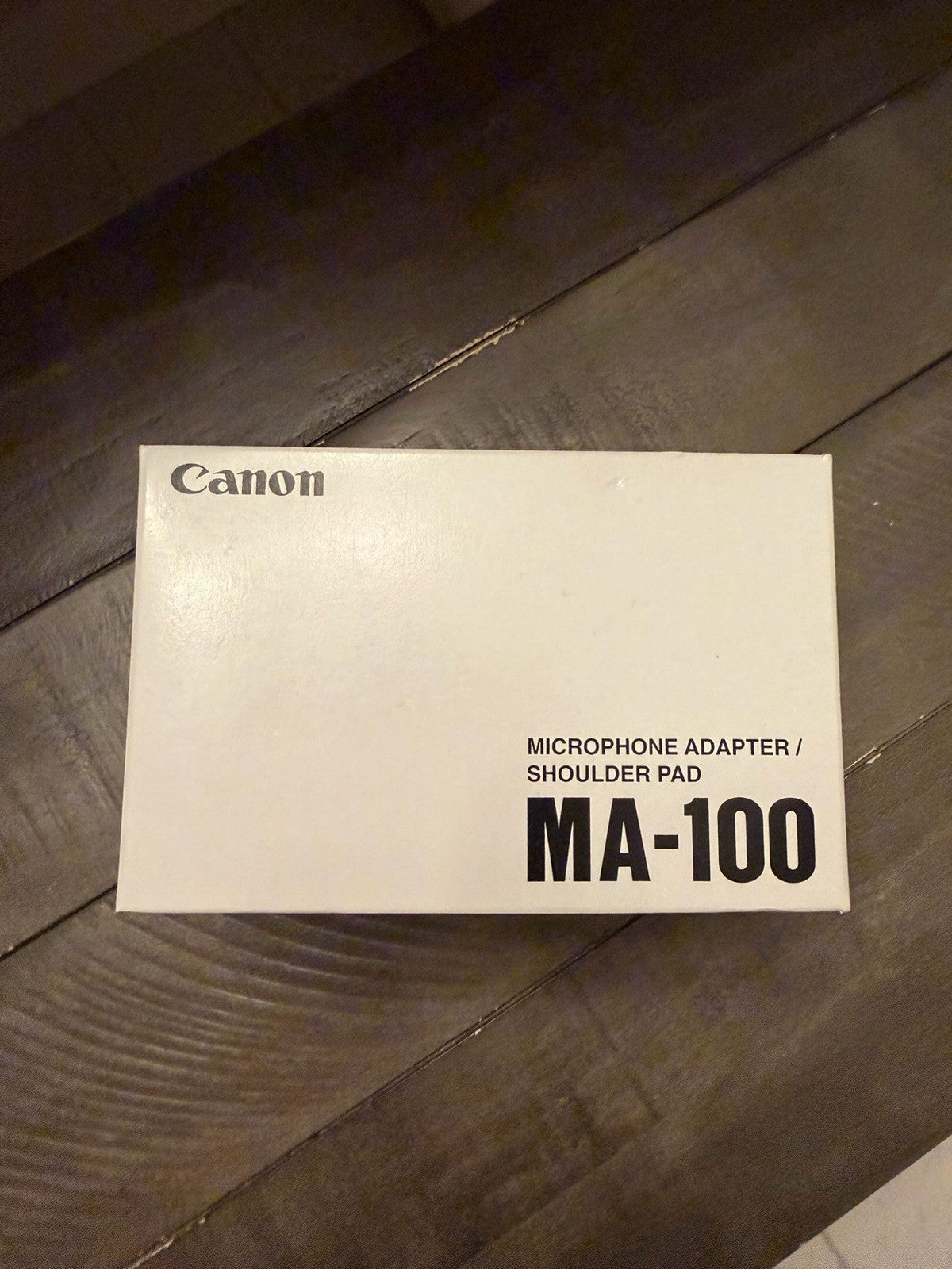 Canon MA-100 XLR Microphone Adapter Shoulder Pad XL1 XL1S New Open Box Japan0