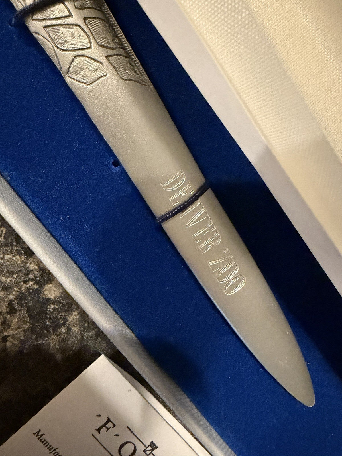 Vintage FORT U.S.A. Denver Zoo Giraffe Letter Opener – Original Box & Card3