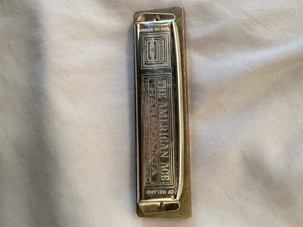 Vintage Hohner American Ace Harmonica Key of C w/ Box Made in Ireland6