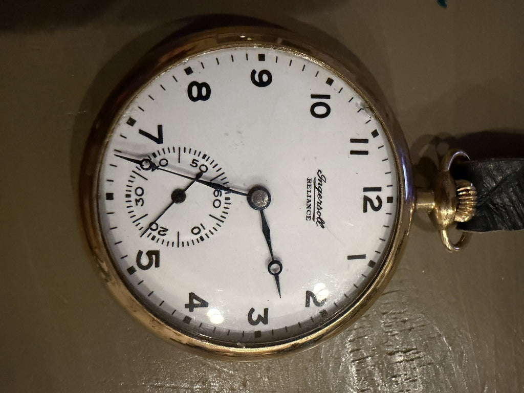 Vintage Detroit Diesel GM General Motors Ingersoll Reliance Pocket Watch Fob2