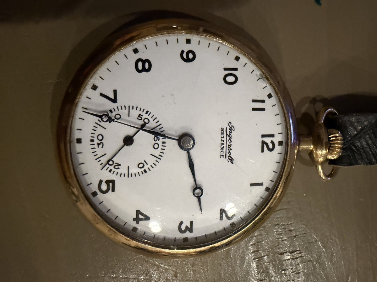 Vintage Detroit Diesel GM General Motors Ingersoll Reliance Pocket Watch Fob2