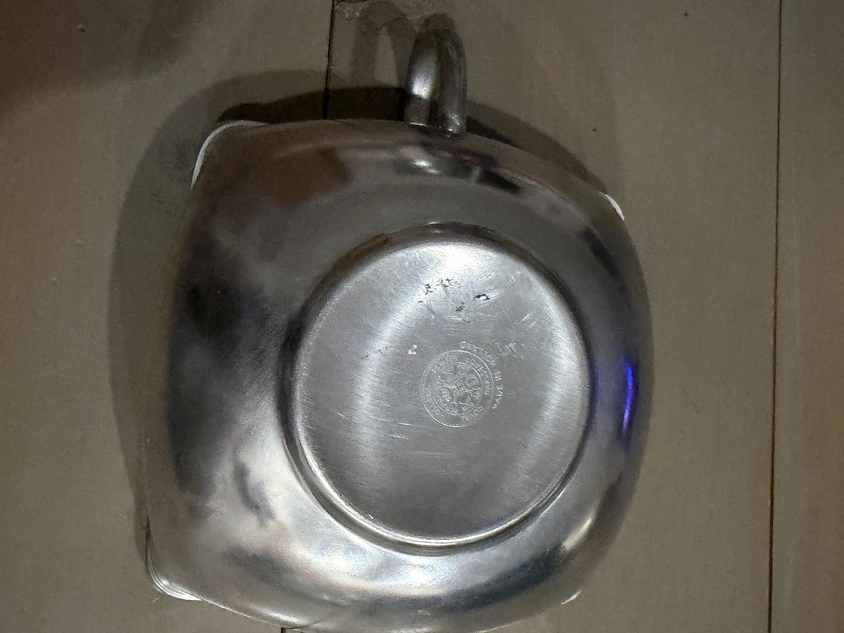 Vintage Royal Holland Pewter Square Handled Bowl Dish Made in Holland 4”2