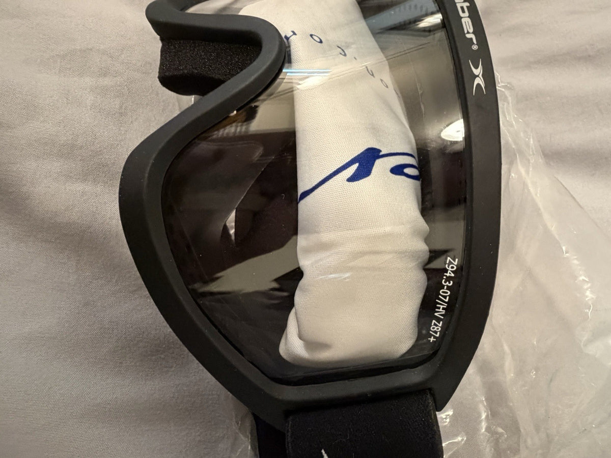 Habervision Barrow Single Lens Safety Goggles NEW Old Stock Black Z87+2