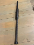 Vintage Bagpipe Practice Chanter Black Plastic Long Highland Pipes w/ Reed0