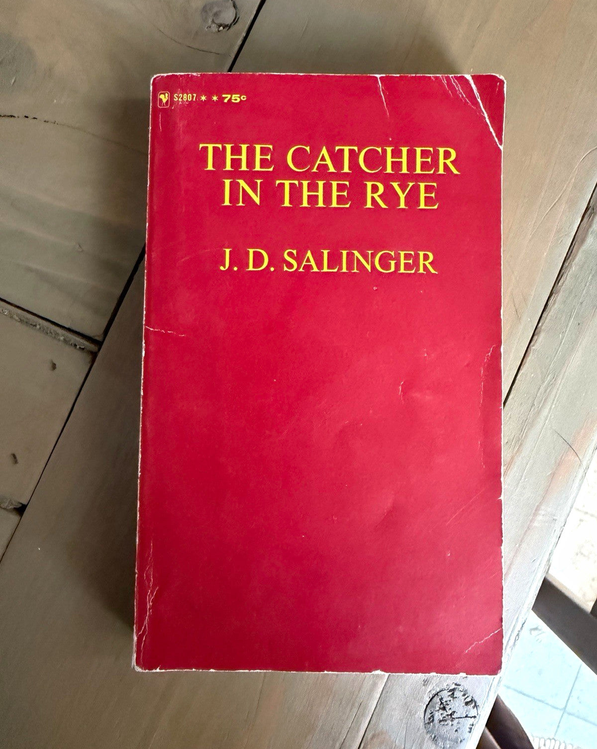 Vintage The Catcher in the Rye J.D. Salinger Bantam S2807 75¢ Paperback0