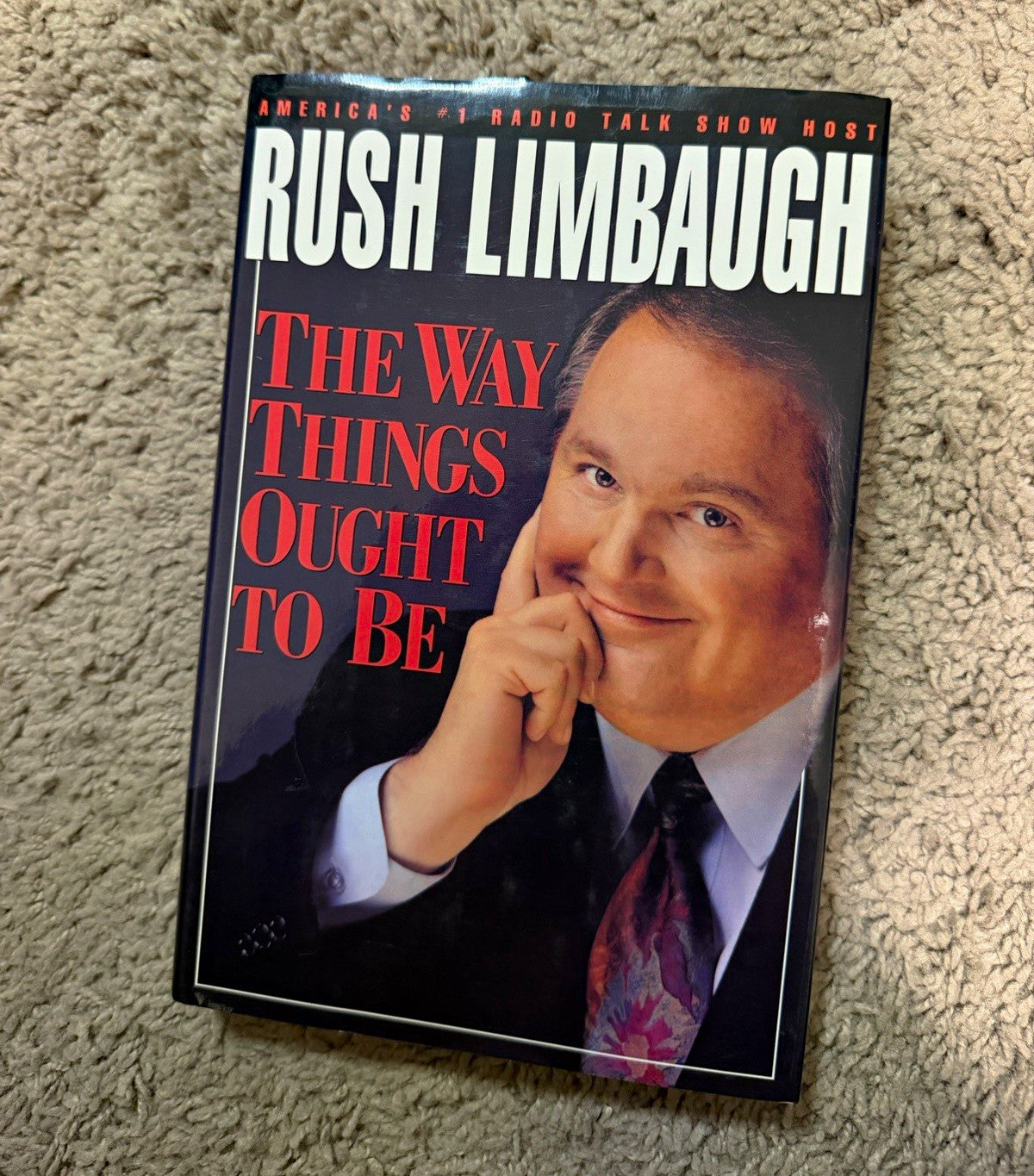 Rush H. Limbaugh III The Way Things Ought to Be HC DJ Pocket Books 19920